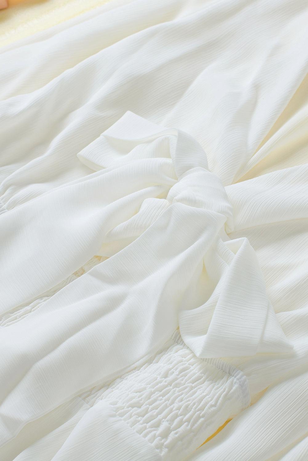 Robe Mini à Col V Profond pour Femmes
