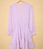 Robe Mini à Col V Profond pour Femmes