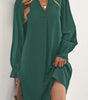 Robe Mini à Col V Profond pour Femmes