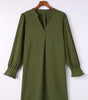 Robe Mini à Col V Profond pour Femmes