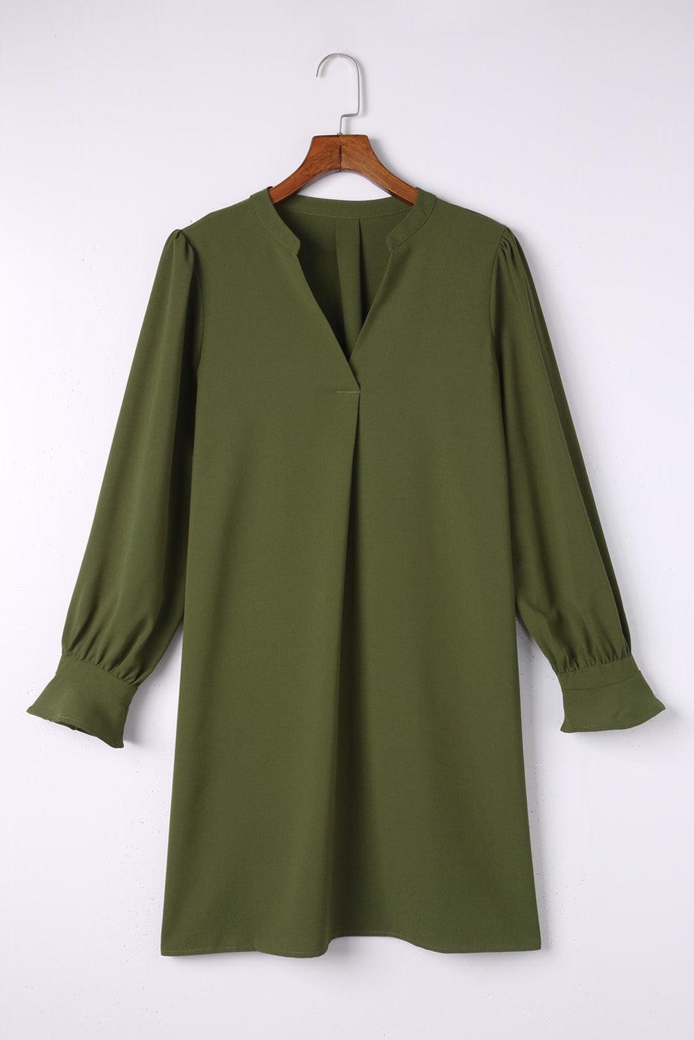 Robe Mini à Col V Profond pour Femmes