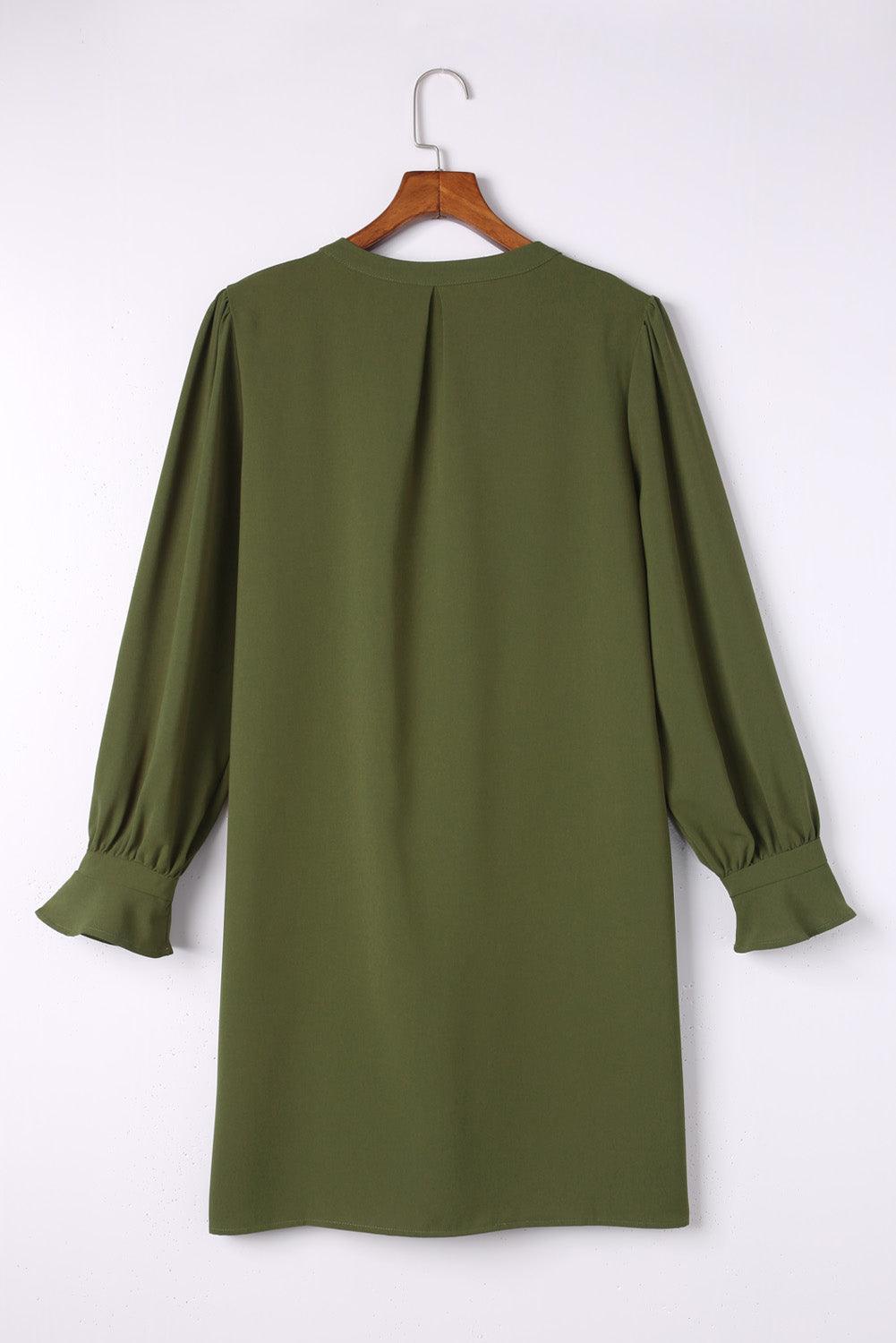 Robe Mini à Col V Profond pour Femmes