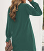 Robe Mini à Col V Profond pour Femmes