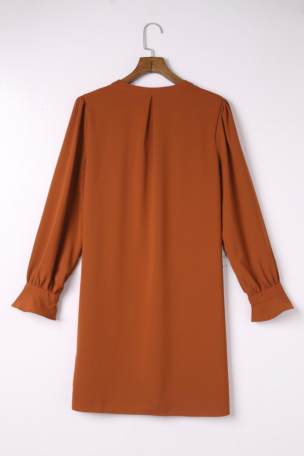 Robe Mini à Col V Profond pour Femmes