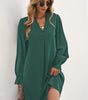 Robe Mini à Col V Profond pour Femmes