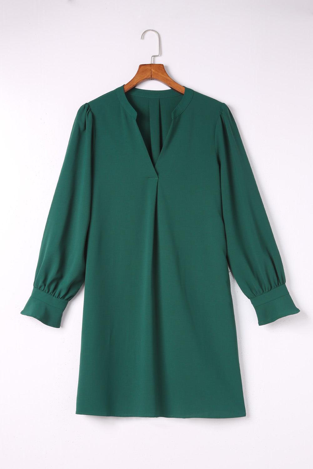 Robe Mini à Col V Profond pour Femmes