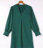 Robe Mini à Col V Profond pour Femmes
