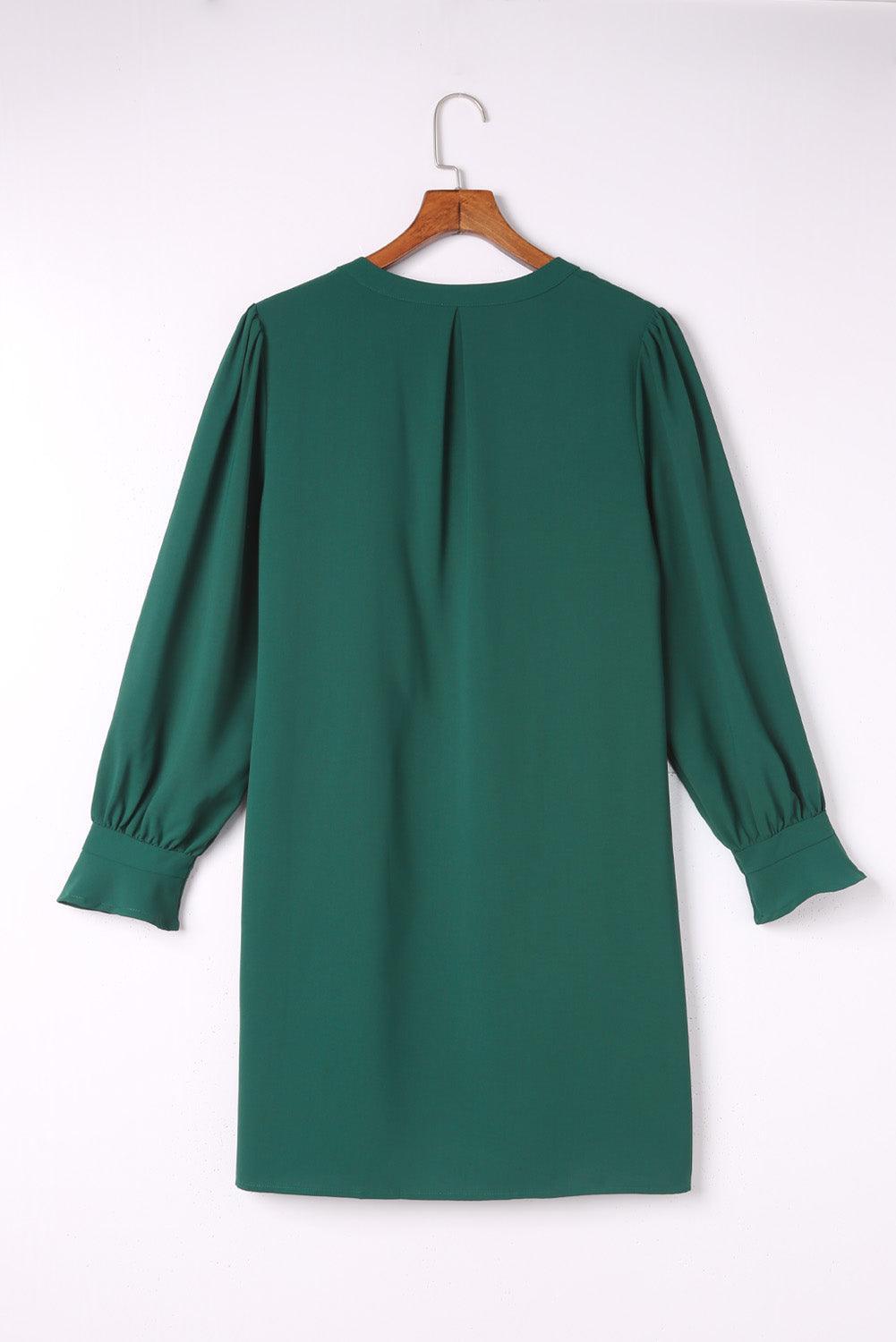 Robe Mini à Col V Profond pour Femmes