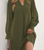 Robe Mini à Col V Profond pour Femmes