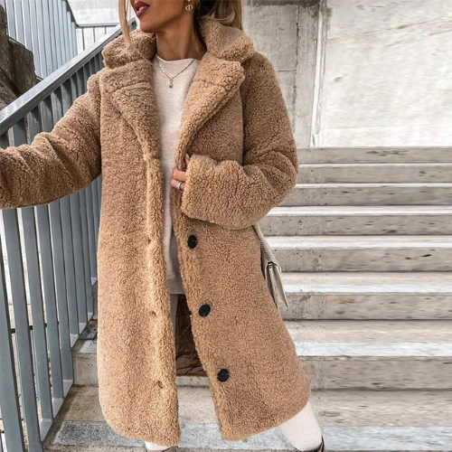 Manteau Teddy Doux pour Femmes