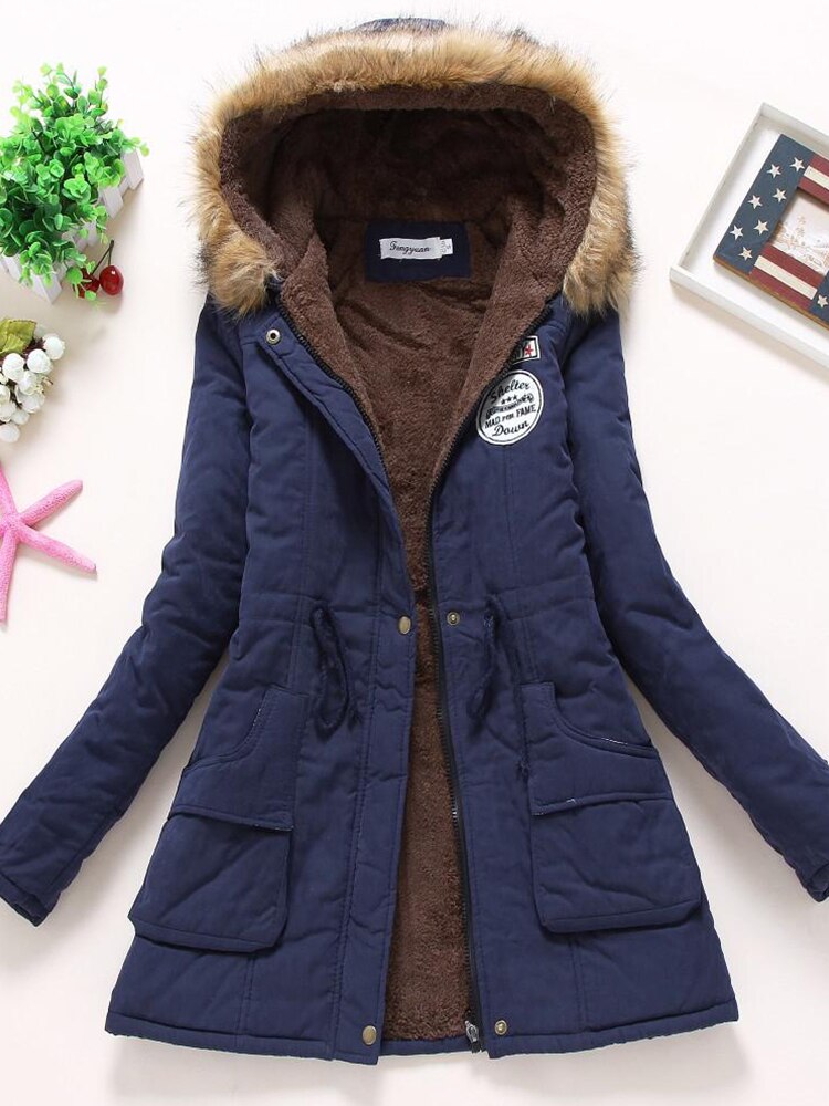 Parka Douillette à Capuche pour Femmes