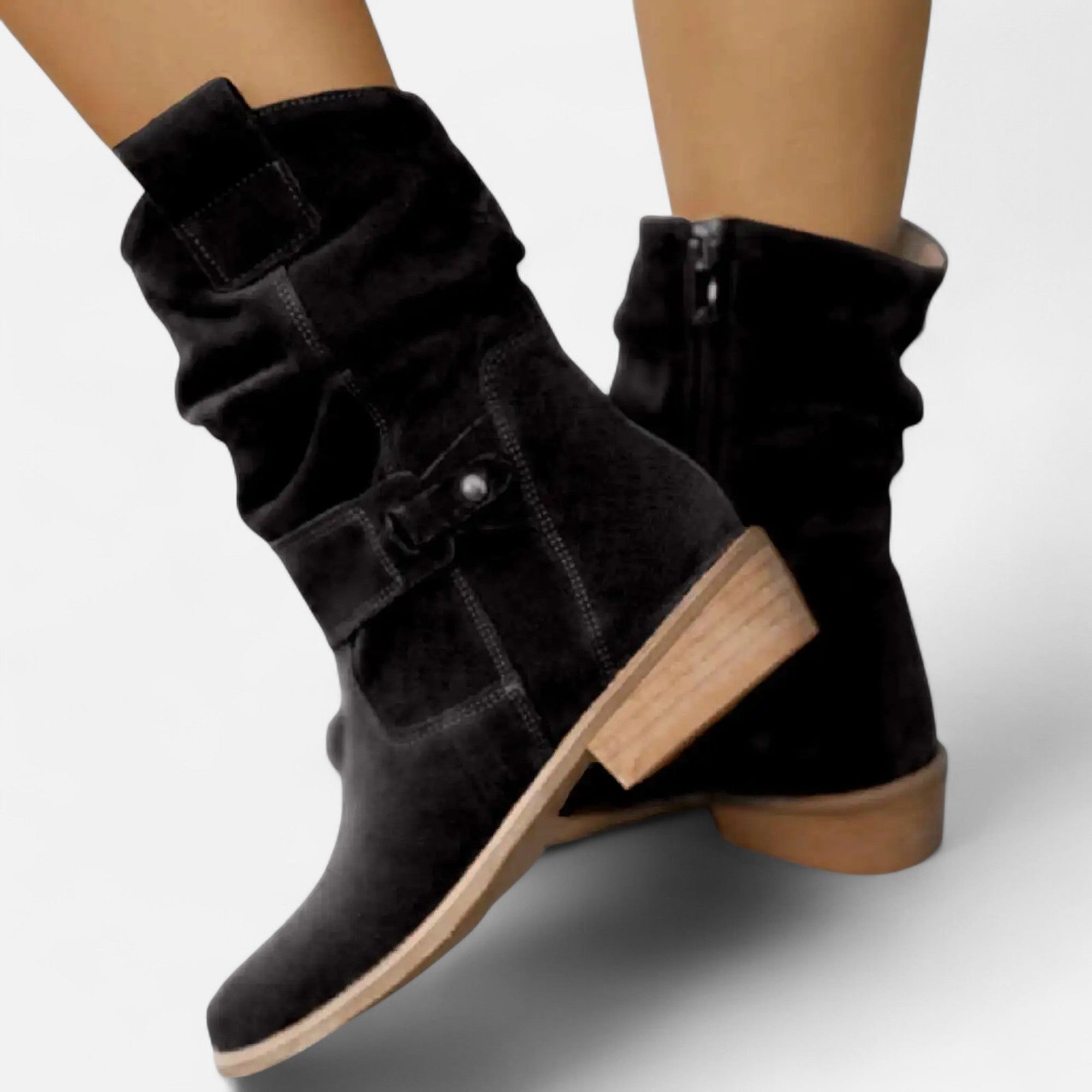 Bottines à talon bas pour Femmes