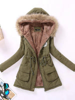 Parka Douillette à Capuche pour Femmes