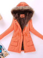 Parka Douillette à Capuche pour Femmes