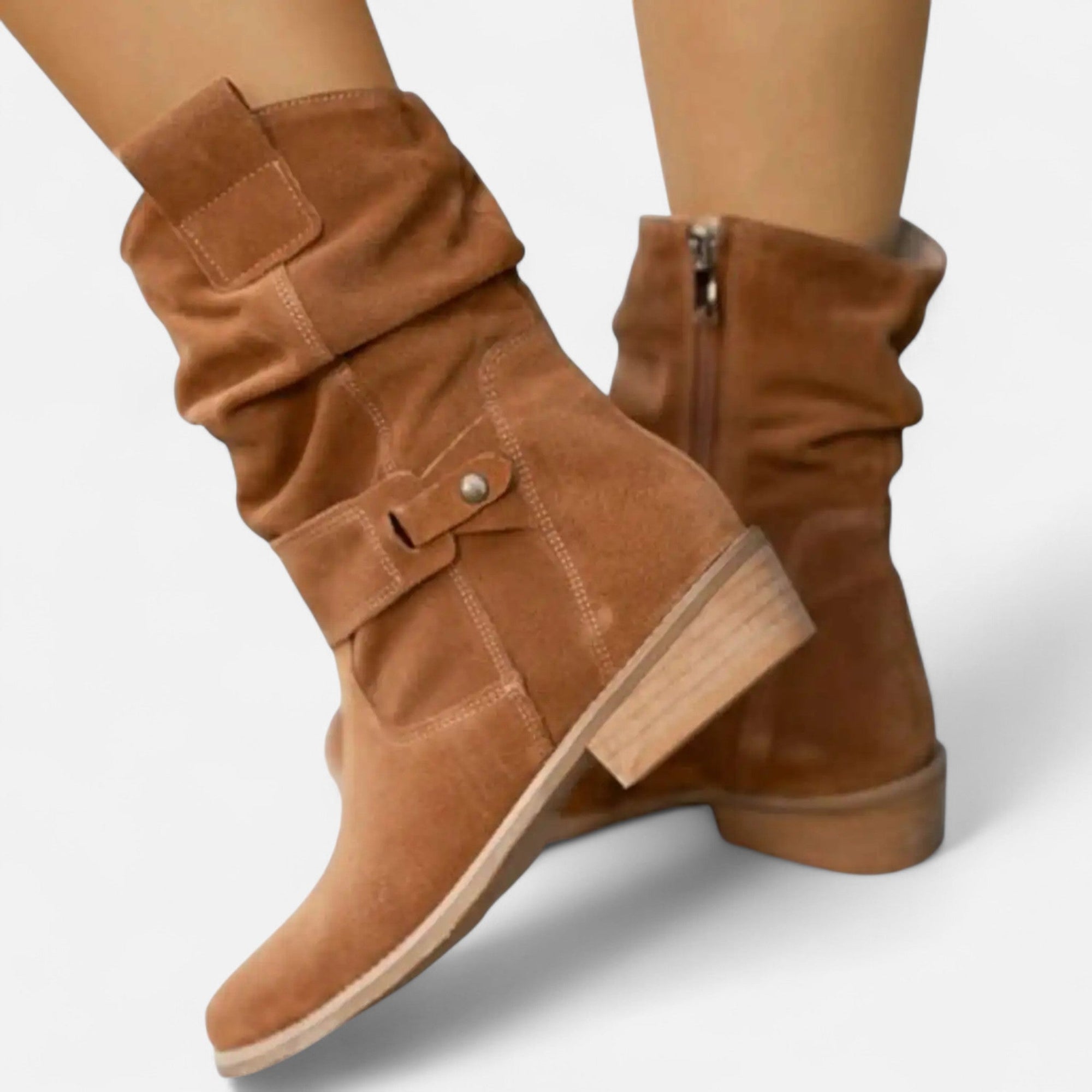 Bottines à talon bas pour Femmes