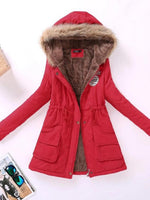 Parka Douillette à Capuche pour Femmes