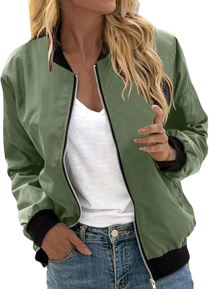 Veste Bomber à Motif Floral pour Femmes