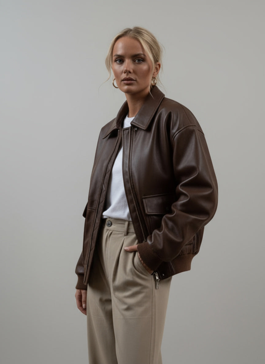 Veste Urbaine Rétro-Chic pour Femmes