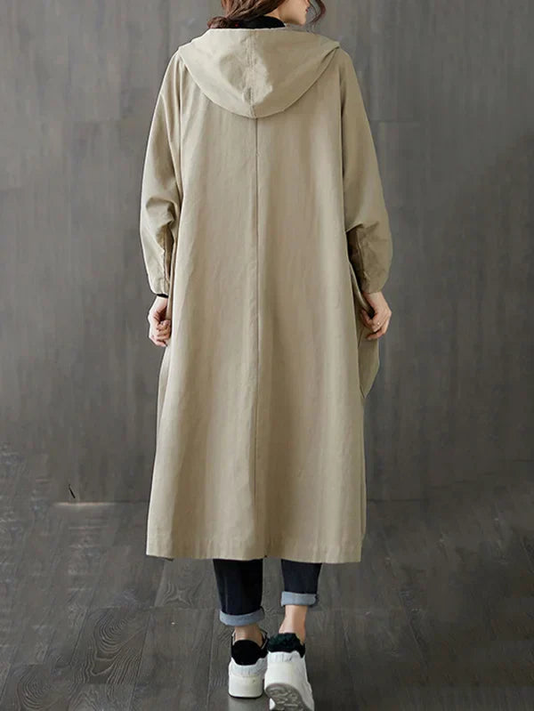 Trenchcoat Long Imperméable pour Femmes