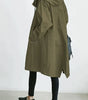 Trench Habillé à Capuche pour Femmes