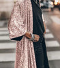 Cardigan à Paillettes Coupe Décontractée pour Femmes