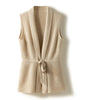 Gilet Sans Manches en Laine Mérinos pour Femmes