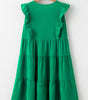 Robe Mini à Volants et Décolleté en V pour Femmes