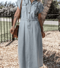Robe Midi en Denim Élégante pour Femmes