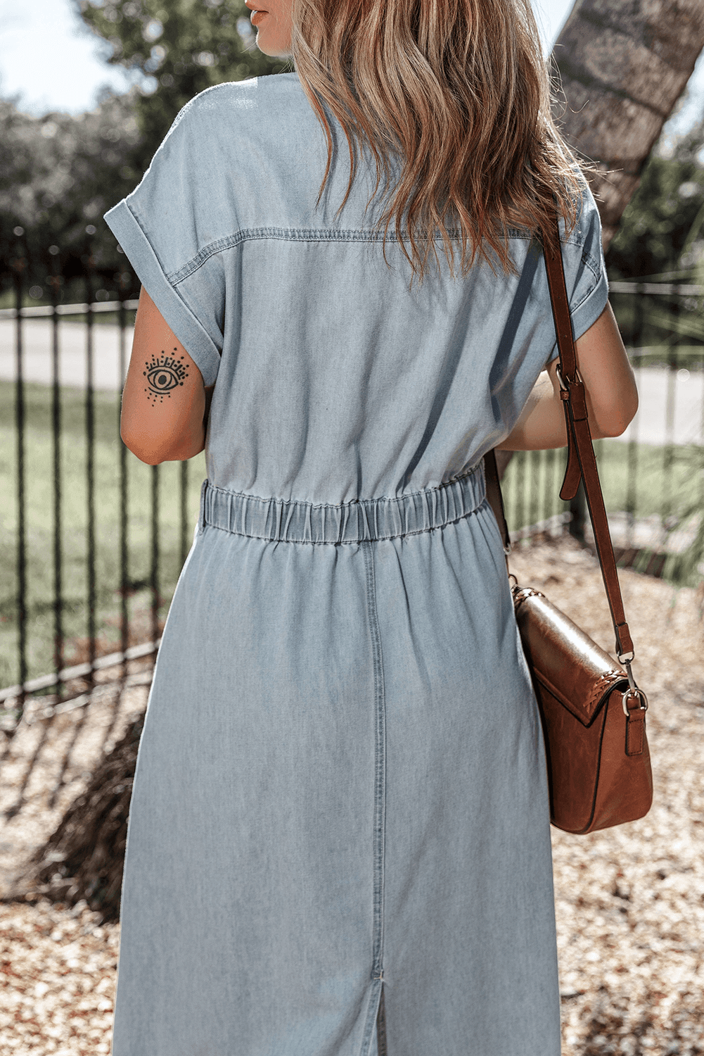 Robe Midi en Denim Élégante pour Femmes