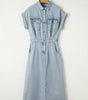 Robe Midi en Denim Élégante pour Femmes