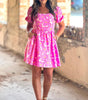 Robe Fleurie Émpire Élégante pour Femmes