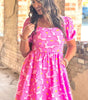 Robe Fleurie Émpire Élégante pour Femmes