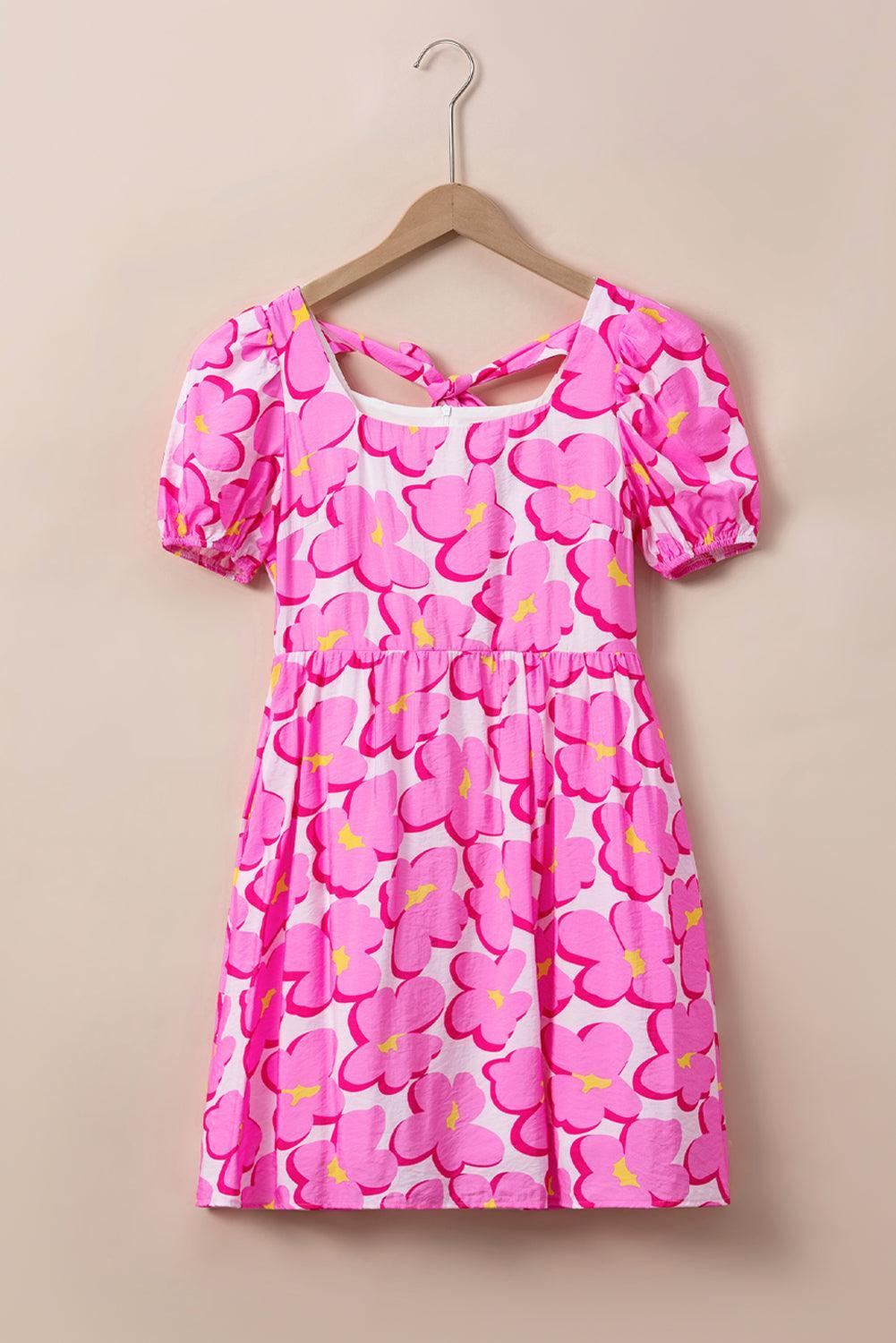 Robe Fleurie Émpire Élégante pour Femmes