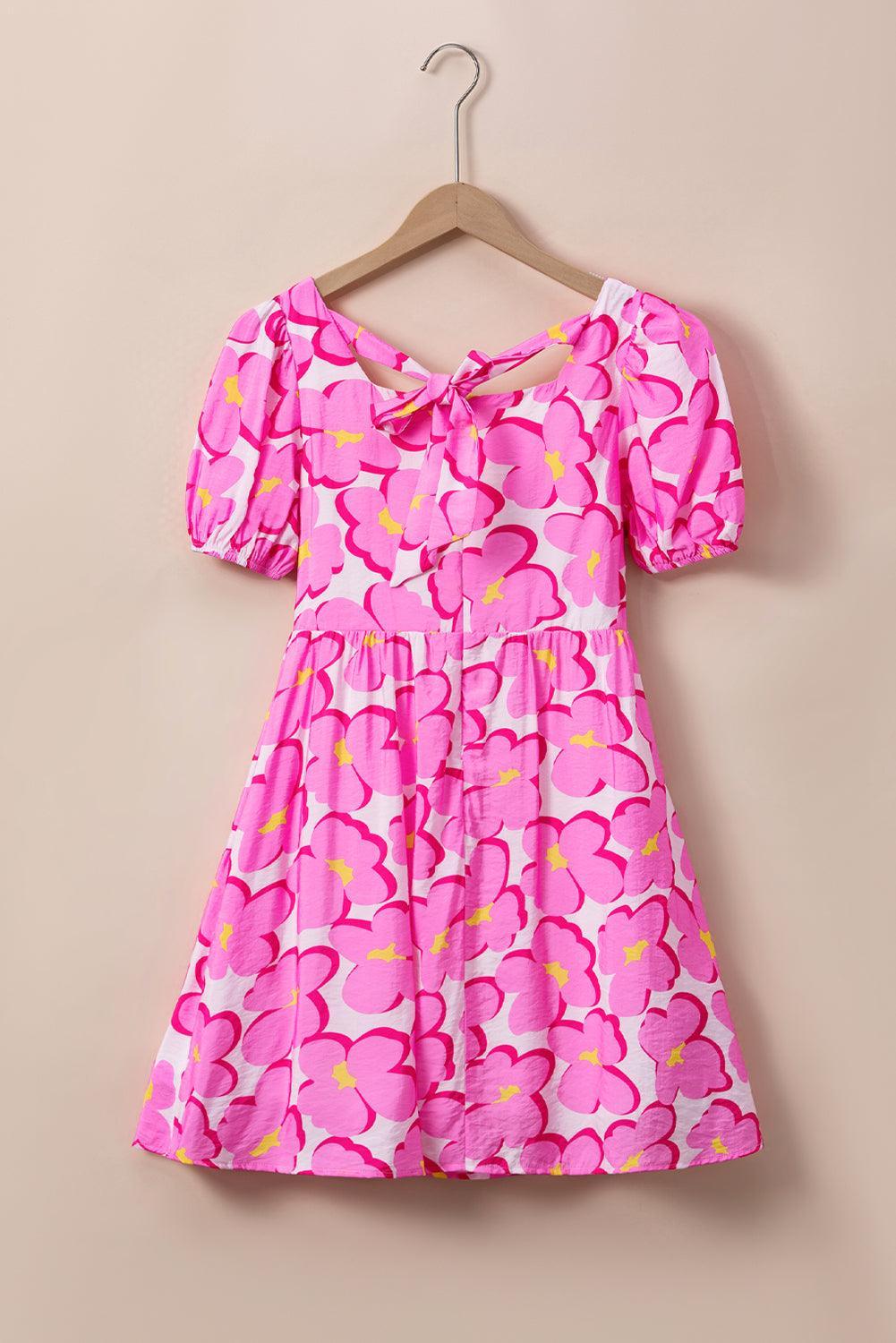 Robe Fleurie Émpire Élégante pour Femmes