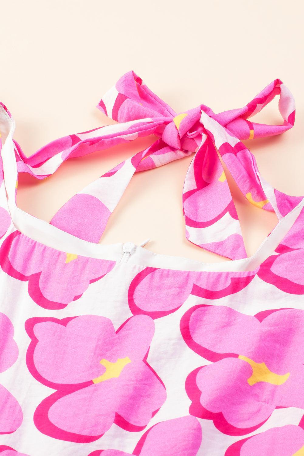 Robe Fleurie Émpire Élégante pour Femmes