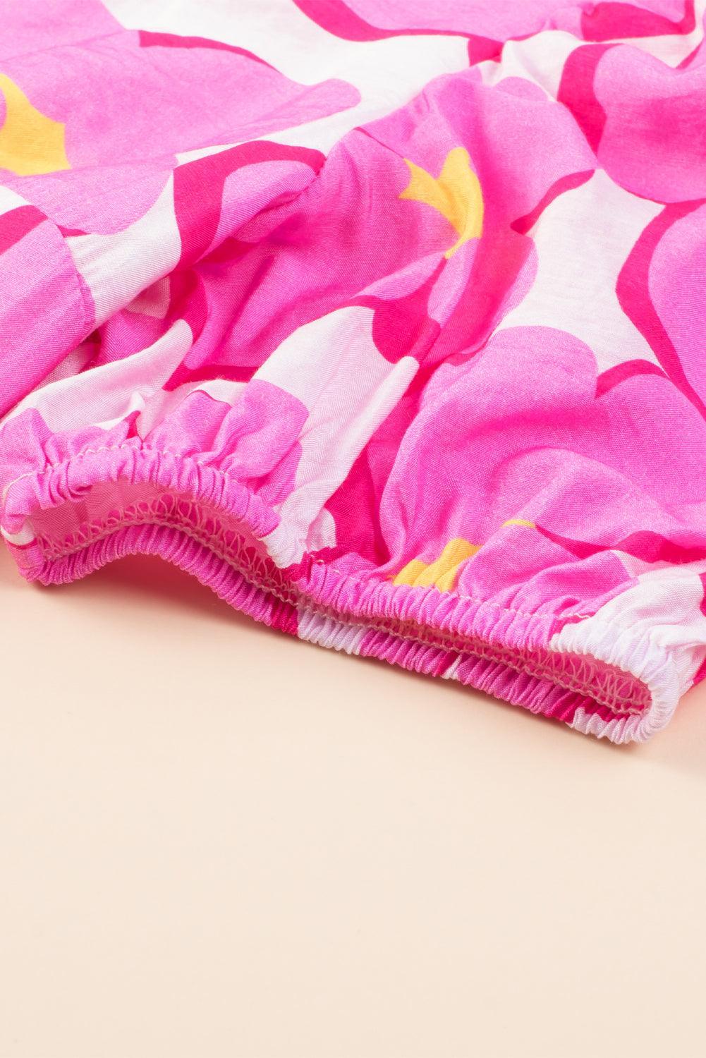 Robe Fleurie Émpire Élégante pour Femmes