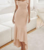 Robe de Soirée Chic à Dos Croisé