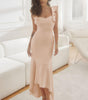Robe de Soirée Chic à Dos Croisé