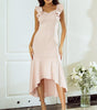 Robe de Soirée Chic à Dos Croisé