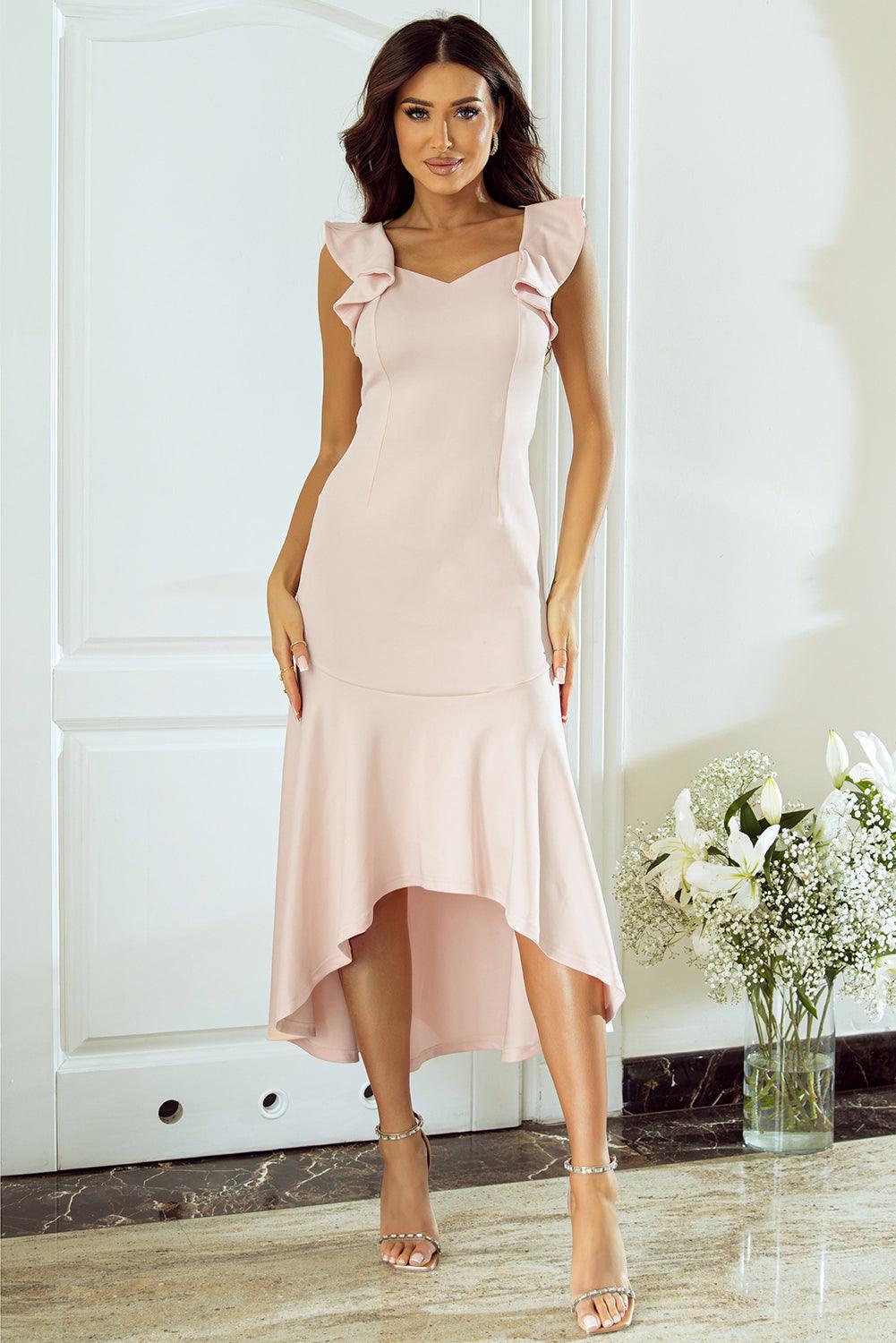 Robe de Soirée Chic à Dos Croisé