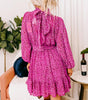 Robe Élégante à Manches Bouffantes pour Femmes