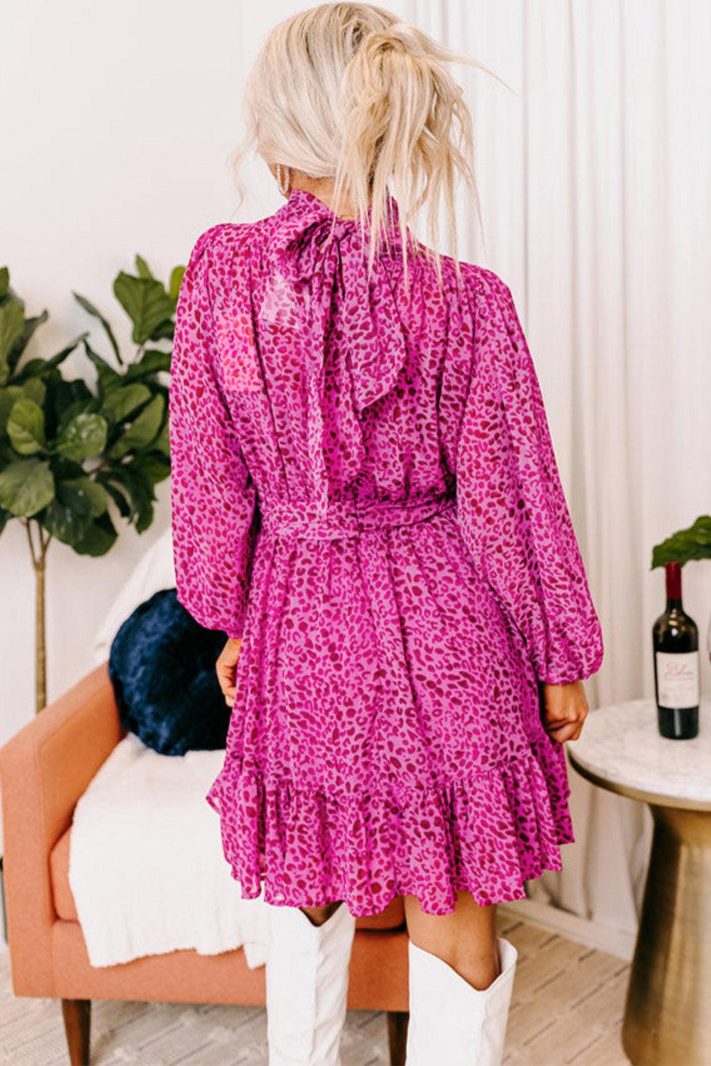 Robe Élégante à Manches Bouffantes pour Femmes