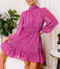 Robe Élégante à Manches Bouffantes pour Femmes