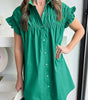 Robe Élégante avec Volants pour Femmes