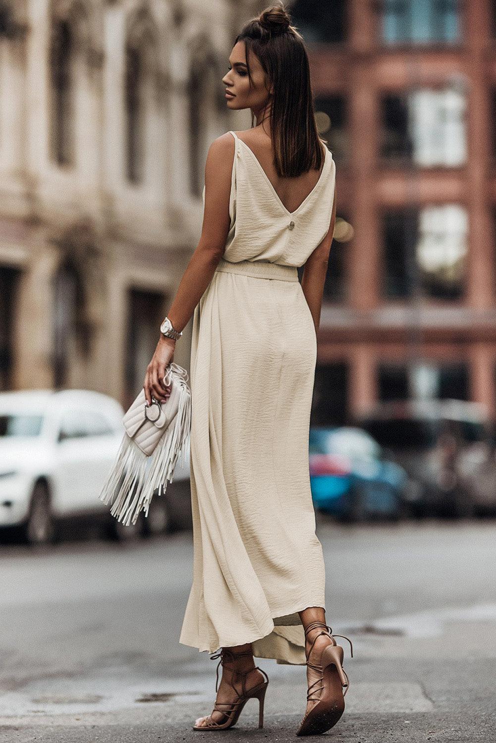 Robe Maxi Chic Ceinturée