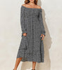 Robe Midi Élégante Imprimé Floral pour Femmes