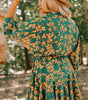 Robe Tunique Élégante avec Imprimé Floral pour Femmes