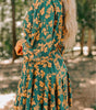 Robe Tunique Élégante avec Imprimé Floral pour Femmes