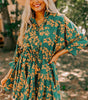 Robe Tunique Élégante avec Imprimé Floral pour Femmes