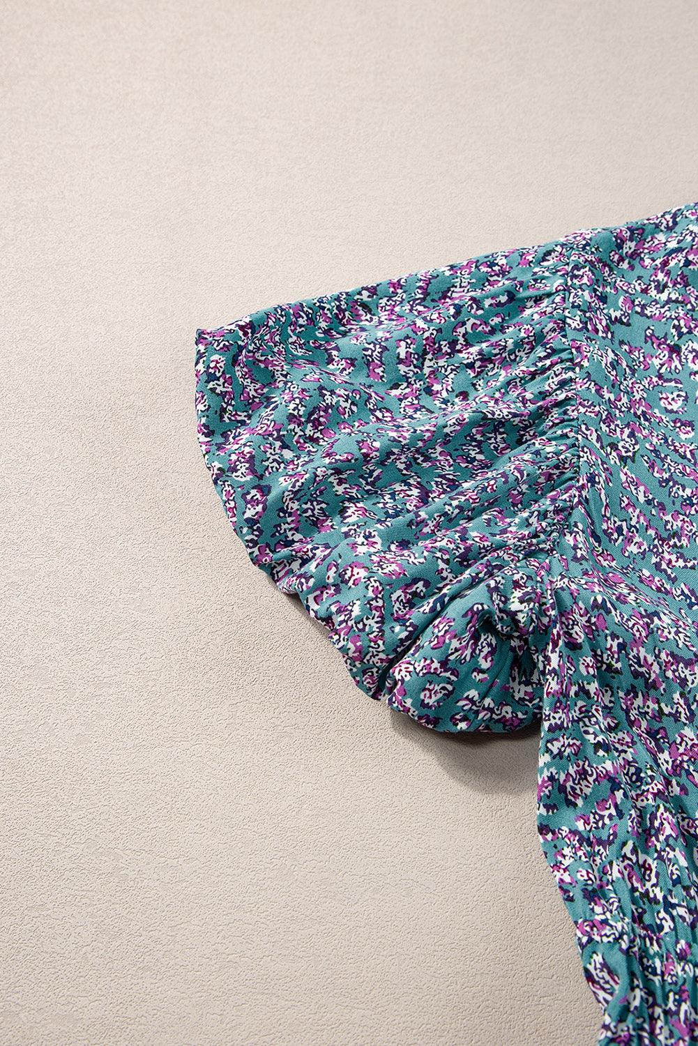 Robe Maxi Élégante à Col V pour Femmes